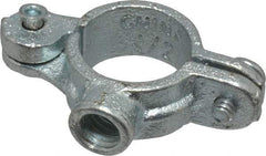 Empire - 1/2" Pipe, 3/8" Rod, Malleable Iron Split Ring Hanger - Electro Galvanized, 180 Lb Capacity - Makers Industrial Supply