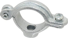 Empire - 3/4" Pipe, 3/8" Rod, Malleable Iron Split Ring Hanger - Electro Galvanized, 180 Lb Capacity - Makers Industrial Supply