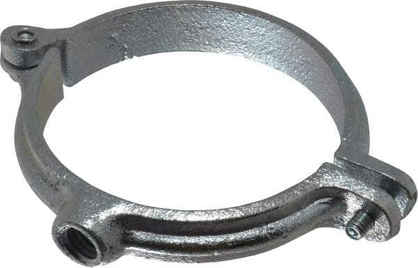 Empire - 3" Pipe, 1/2" Rod, Malleable Iron Split Ring Hanger - Electro Galvanized, 300 Lb Capacity - Makers Industrial Supply