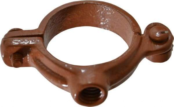 Empire - 1-1/4" Pipe, 3/8" Rod, Malleable Iron Split Ring Hanger - Epoxy Coated - Makers Industrial Supply