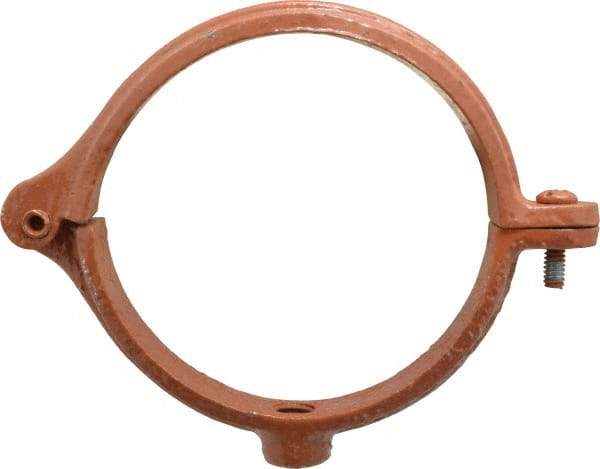 Empire - 4" Pipe, 1/2" Rod, Malleable Iron Split Ring Hanger - Epoxy Coated - Makers Industrial Supply