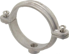 Empire - 2" Pipe, 3/8" Rod, Grade 304 Stainless Steel Split Ring Hanger - Makers Industrial Supply