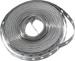 Empire - 50' x 3/4" Pre-Galvanized Carbon Steel Hanger Strapping - 22 Gauge - Makers Industrial Supply