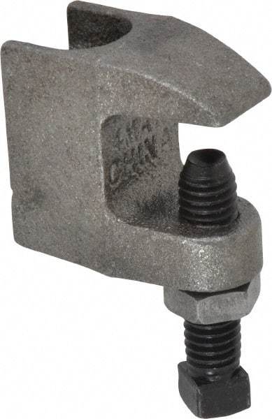 Empire - 3/4" Max Flange Thickness, 1/2" Rod Top Beam Clamp - 470 Lb Capacity, Ductile Iron - Makers Industrial Supply