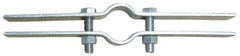 Empire - 2-1/2" Pipe, Electro Galvanized Riser Clamp - 400 Lb Capacity, Carbon Steel - Makers Industrial Supply