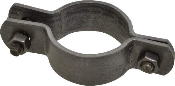 Empire - 1-1/2" Pipe, Standard Pipe Clamp - Black, 800 Lb Capacity, Carbon Steel - Makers Industrial Supply