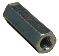 Empire - 3/4-10 Thread, 2-1/4" OAL Steel Standard Coupling Nut - Zinc-Plated Finish - Makers Industrial Supply