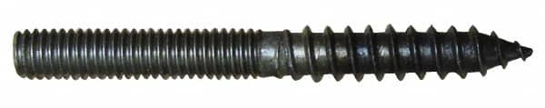 Empire - 3/8-16, 3/8" Screw, 6" Long, Steel Hanger Bolt - Uncoated - Makers Industrial Supply