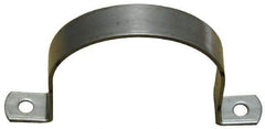 Empire - 1-1/4 Pipe, Grade 304 Stainless Steel, Pipe, Conduit or Tube Strap - 2 Mounting Holes - Makers Industrial Supply