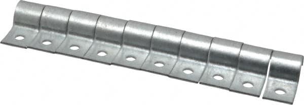 Empire - 1/4" Pipe, Carbon Steel, Electro Galvanized" Pipe or Conduit Strap - 1 Mounting Hole - Makers Industrial Supply