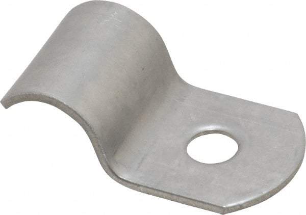 Empire - 1/4" Pipe, Grade 304 Stainless Steel," Pipe or Conduit Strap - 1 Mounting Hole - Makers Industrial Supply