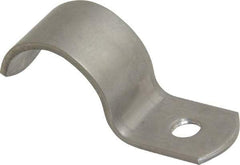 Empire - 3/4" Pipe, Grade 304 Stainless Steel," Pipe or Conduit Strap - 1 Mounting Hole - Makers Industrial Supply