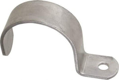 Empire - 2" Pipe, Grade 304 Stainless Steel," Pipe or Conduit Strap - 1 Mounting Hole - Makers Industrial Supply