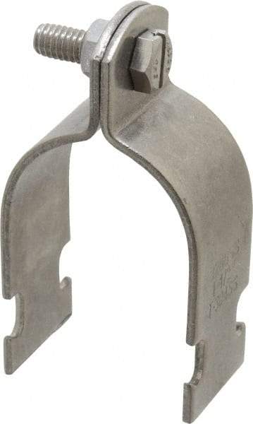 Empire - 1-1/2" Pipe, Grade 304," Pipe Clamp - Makers Industrial Supply