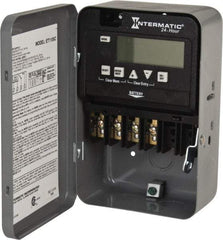 Intermatic - 24 hr Indoor Digital Electronic Timer Switch - 14 On/Off, 120/208/240/277 VAC, 50/60 Hz, - Makers Industrial Supply