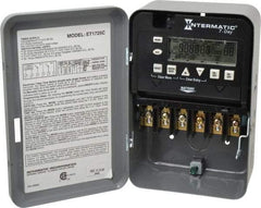 Intermatic - 7 Day Indoor Digital Electronic Timer Switch - 28 On/Off, 120/208/240/277 VAC, 50/60 Hz, - Makers Industrial Supply