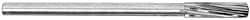 Alvord Polk - 31/64" High Speed Steel 6 Flute Chucking Reamer - Spiral Flute, 0.4355" Straight Shank, 2" Flute Length, 8" OAL - Makers Industrial Supply