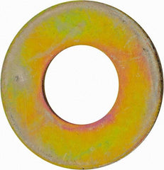 Value Collection - 1-3/8" Screw, Grade 8 Alloy Steel USS Flat Washer - 1.493" ID x 2.78" OD, 0.213" Thick, Zinc Yellow Dichromate Finish - Makers Industrial Supply