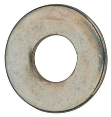 Value Collection - #2 Screw, Grade 2 Steel SAE Flat Washer - 3/32" ID x 7/32" OD, 0.021" Thick, Zinc-Plated Finish - Makers Industrial Supply