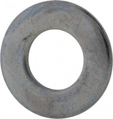 Value Collection - 7/16" Screw, Grade 2 Steel SAE Flat Washer - 15/32" ID x 59/64" OD, 0.08" Thick, Zinc-Plated Finish - Makers Industrial Supply