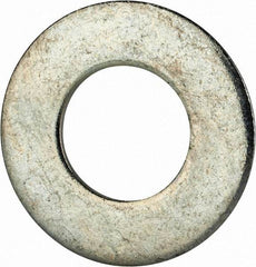 Value Collection - 5/8" Screw, Grade 2 Steel SAE Flat Washer - 21/32" ID x 1-5/16" OD, 0.121" Thick, Zinc-Plated Finish - Makers Industrial Supply