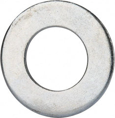 Value Collection - 1-1/2" Screw, Grade 2 Steel SAE Flat Washer - 1-9/16" ID x 3" OD, 0.16" Thick, Zinc-Plated Finish - Makers Industrial Supply