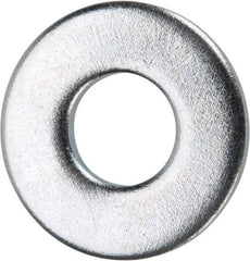 Value Collection - #10 Screw, Grade 2 Steel USS Flat Washer - 0.245" ID x 0.577" OD, 0.065" Thick, Zinc-Plated Finish - Makers Industrial Supply