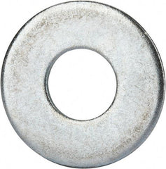 Value Collection - 7/8" Screw, Grade 2 Steel USS Flat Washer - 0.931" ID x 2.28" OD, 0.192" Thick, Zinc-Plated Finish - Makers Industrial Supply