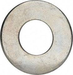 Value Collection - 1-1/2" Screw, Grade 2 Steel USS Flat Washer - 1.615" ID x 3.545" OD, 0.213" Thick, Zinc-Plated Finish - Makers Industrial Supply