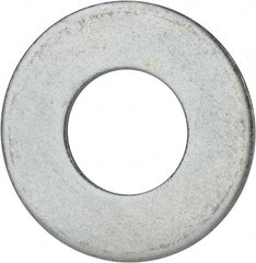 Value Collection - 1-3/4" Screw, Grade 2 Steel USS Flat Washer - 1.865" ID x 4.045" OD, 0.213" Thick, Zinc-Plated Finish - Makers Industrial Supply