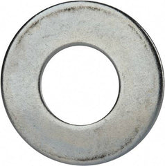 Value Collection - 2" Screw, Grade 2 Steel USS Flat Washer - 2.115" ID x 4.545" OD, 0.213" Thick, Zinc-Plated Finish - Makers Industrial Supply