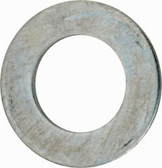 Value Collection - 3" Screw, Grade 2 Steel USS Flat Washer - 3.115" ID x 5.565" OD, 0.327" Thick, Zinc-Plated Finish - Makers Industrial Supply