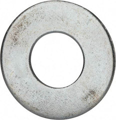 Value Collection - 1-1/2" Screw, Grade 2 Steel USS Flat Washer - 1.615" ID x 3.545" OD, 0.213" Thick, Zinc-Plated Finish - Makers Industrial Supply