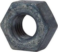 Value Collection - 3/8-16 UNC Steel Right Hand Heavy Hex Nut - 11/16" Across Flats, 23/64" High, Galvanized Finish - Makers Industrial Supply