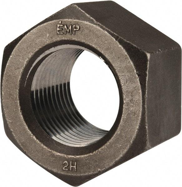 Value Collection - 3-4 UNC Steel Right Hand Heavy Hex Nut - 4-5/8" Across Flats, 2-61/64" High, Uncoated, 2B Class of Fit - Makers Industrial Supply