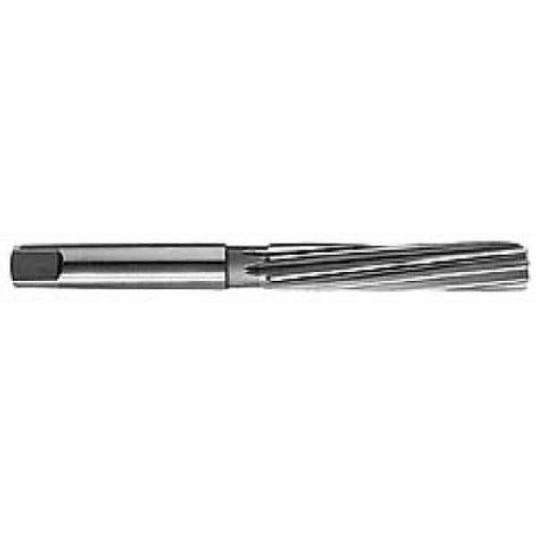 Made in USA - 5/32" Diam, Straight Shank, 1-5/8" Flute, Hand Reamer - Makers Industrial Supply