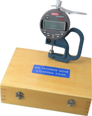 SPI - 0 to 0.5 Inch Measurement, 0.0005 Inch Resolution Electronic Thickness Gage - Makers Industrial Supply