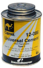 Schrader/Plews - 1/2 Pt. Cement - For Tire Repair - Makers Industrial Supply