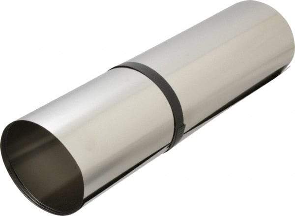 Made in USA - 1 Piece, 50 Inch Long x 12 Inch Wide x 0.002 Inch Thick, Roll Shim Stock - Stainless Steel - Makers Industrial Supply