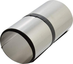 Made in USA - 1 Piece, 100 Inch Long x 6 Inch Wide x 0.002 Inch Thick, Roll Shim Stock - Stainless Steel - Makers Industrial Supply