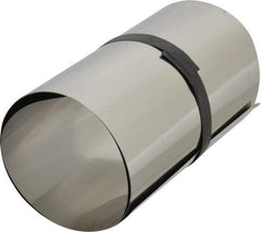 Made in USA - 1 Piece, 50 Inch Long x 6 Inch Wide x 0.003 Inch Thick, Roll Shim Stock - Stainless Steel - Makers Industrial Supply