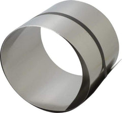 Made in USA - 1 Piece, 50 Inch Long x 6 Inch Wide x 0.02 Inch Thick, Roll Shim Stock - Stainless Steel - Makers Industrial Supply