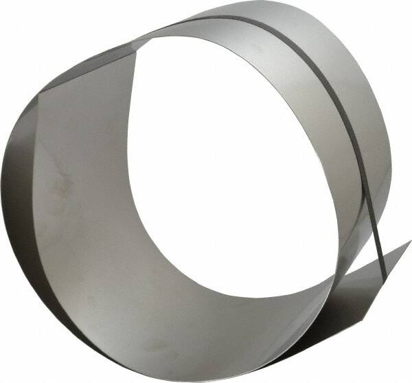 Made in USA - 1 Piece, 50 Inch Long x 6 Inch Wide x 0.031 Inch Thick, Roll Shim Stock - Stainless Steel - Makers Industrial Supply