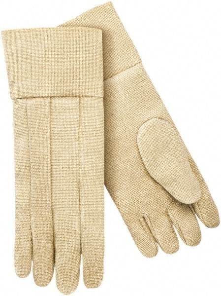 Steiner - Size Universal Wool Lined Fiberglass Heat Resistant Glove - 18" OAL, Slip-On Cuff - Makers Industrial Supply