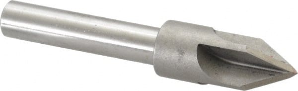 Keo - 3/4" Head Diam, 1/2" Shank Diam, 4 Flute 60° High Speed Steel Countersink - Makers Industrial Supply