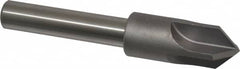 Keo - 3/4" Head Diam, 1/2" Shank Diam, 4 Flute 90° High Speed Steel Countersink - Bright Finish, 4-1/8" OAL, Single End, Straight Shank, Right Hand Cut - Makers Industrial Supply