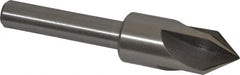 Interstate - 7/8" Head Diam, 1/2" Shank Diam, 4 Flute 82° High Speed Steel Countersink - Makers Industrial Supply