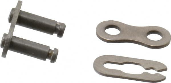 Browning - 1/4" Pitch, ANSI 25, Roller Chain Connecting Link - For Use with Single Strand Chain - Makers Industrial Supply