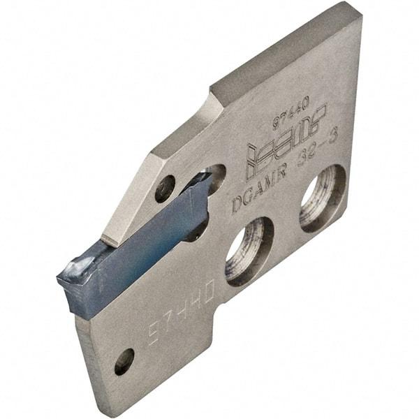 Iscar - Right Hand Cut, 1/8" Insert Width, Cutoff & Grooving Support Blade for Indexables - 0.126" Head Projection - Makers Industrial Supply