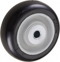 Value Collection - 3-1/2 Inch Diameter x 1-1/4 Inch Wide, Polyurethane Caster Wheel - 260 Lb. Capacity, 1-3/8 Inch Hub Length, 3/8 Inch Axle Diameter, Delrin Bearing - Makers Industrial Supply